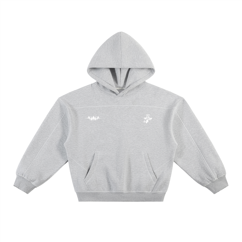 Cupid Boxy Fit Stitched Hoodie