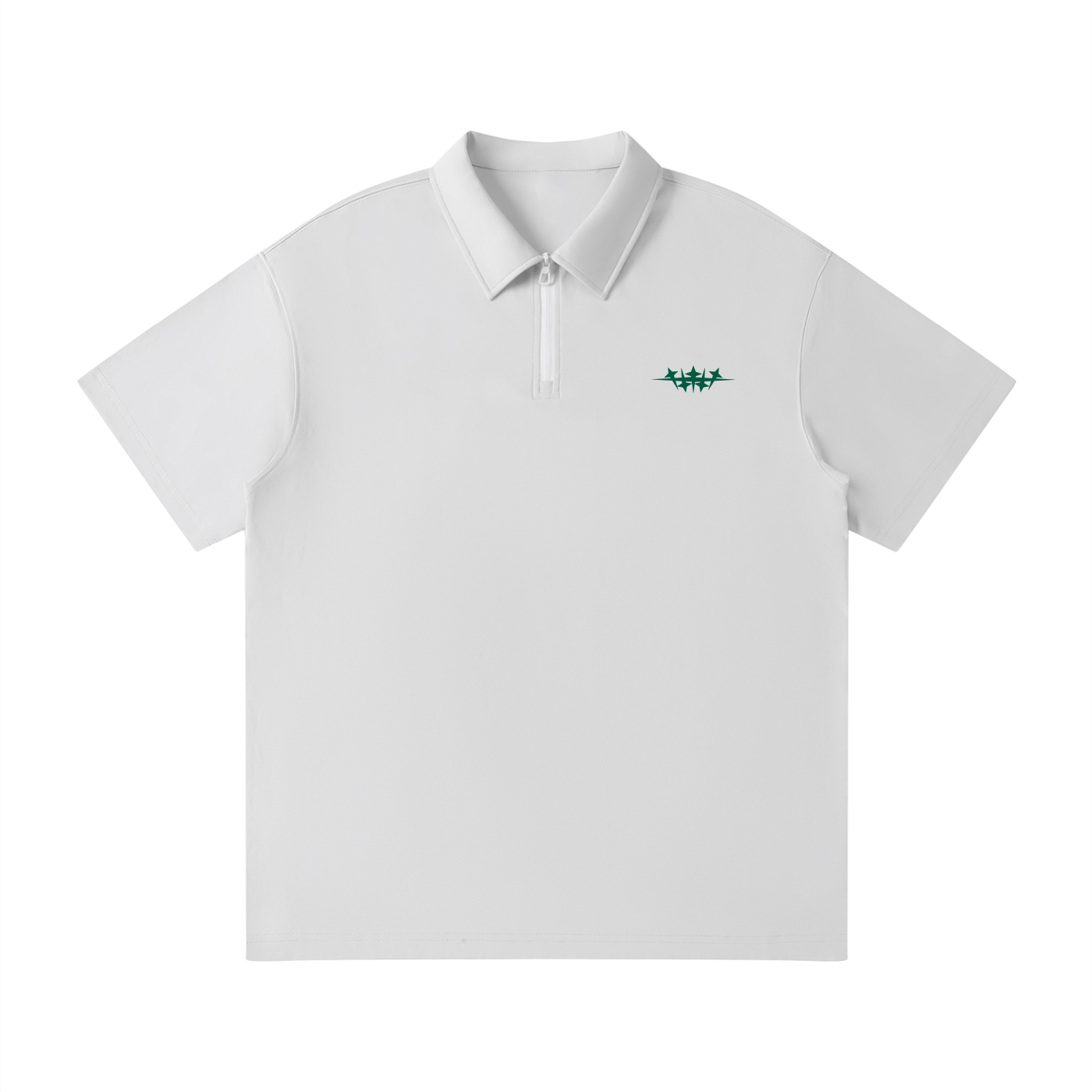 Mulini Quarter-Zip White Polo