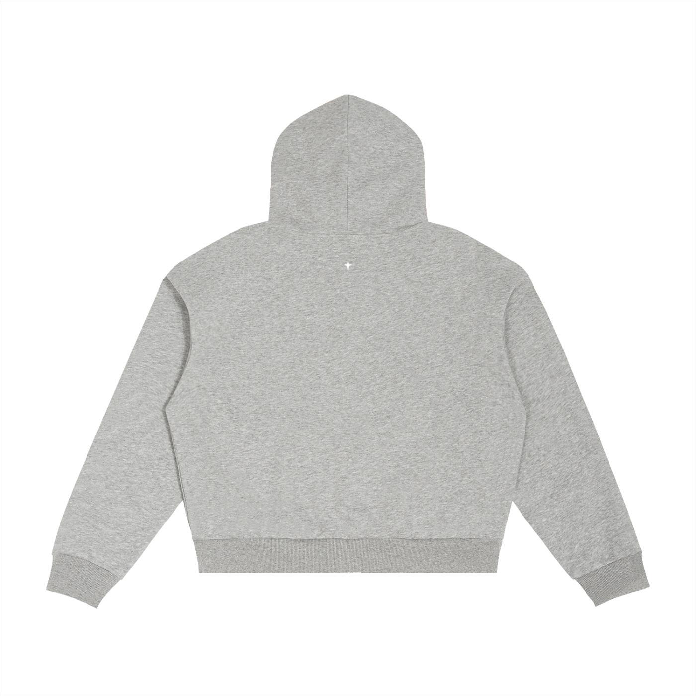 Mulini Core Blue Plaid Boxy Zip Hoodie