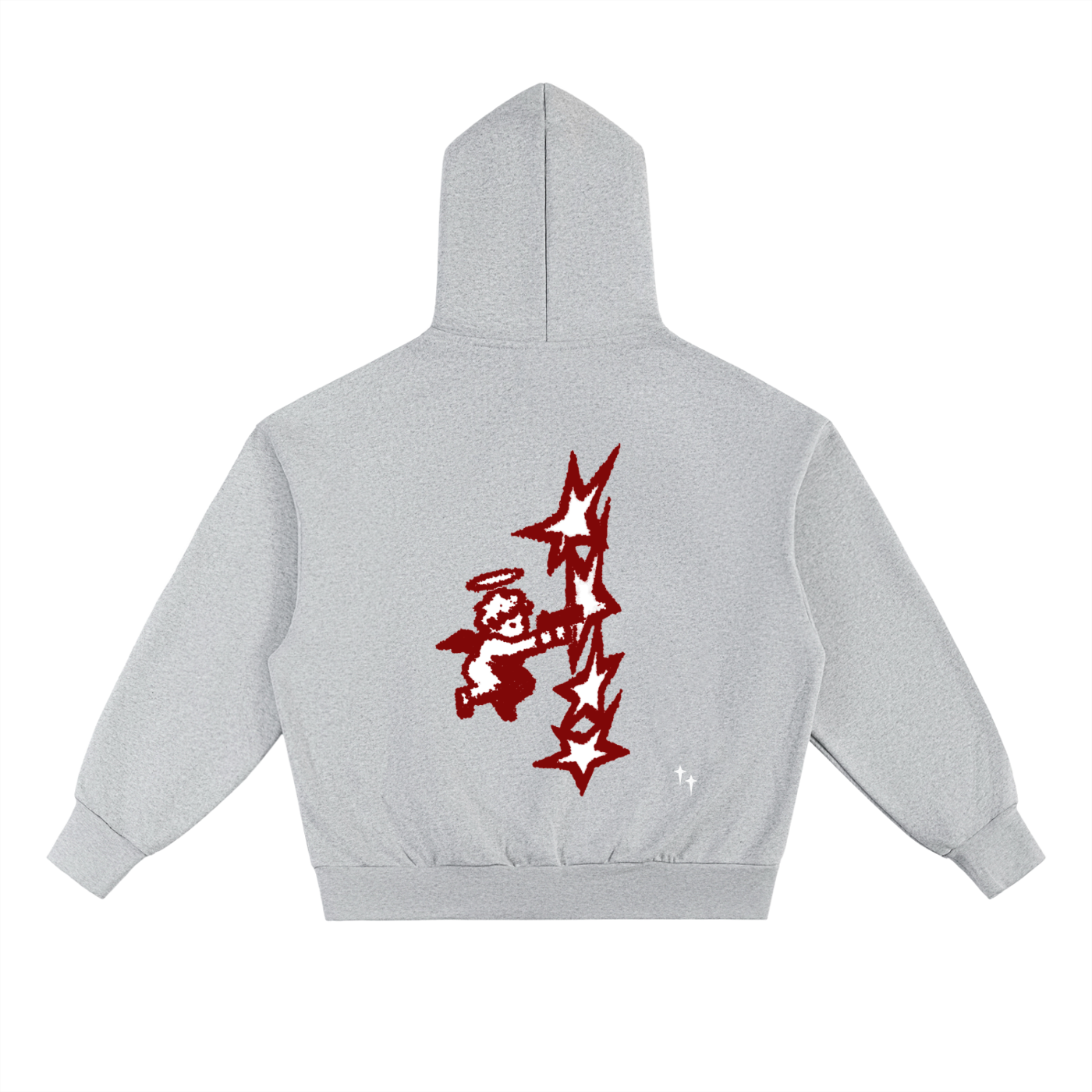 Cupid Stars Red Heavyweight Hoodie