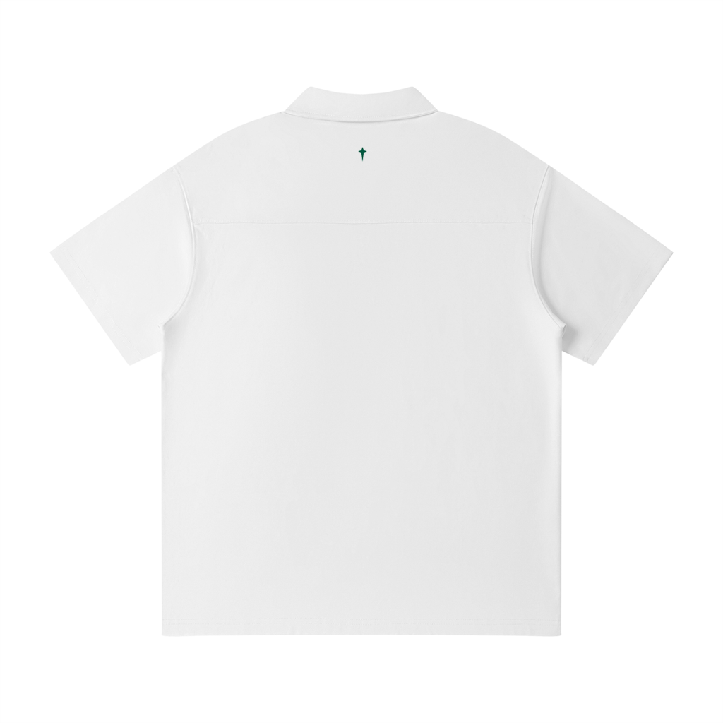 Mulini Quarter-Zip White Polo