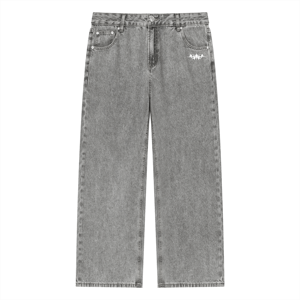 Mulini Vintage Wash Straight Jeans