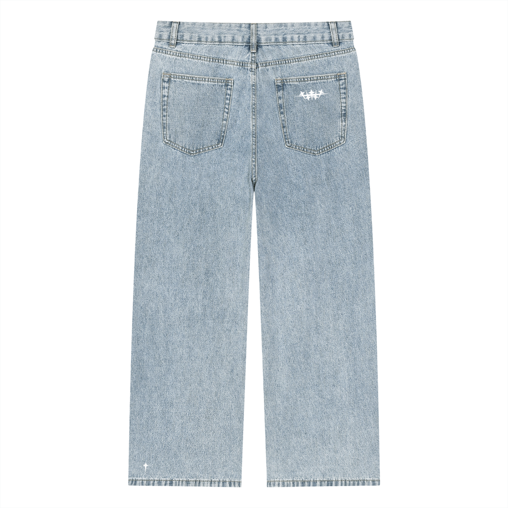 Mulini Vintage Wash Straight Jeans