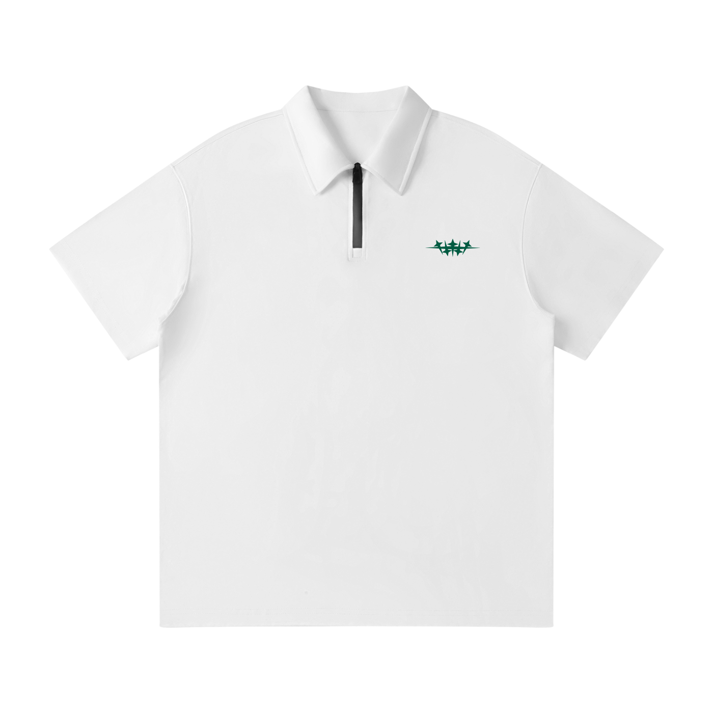 Mulini Quarter-Zip White Polo