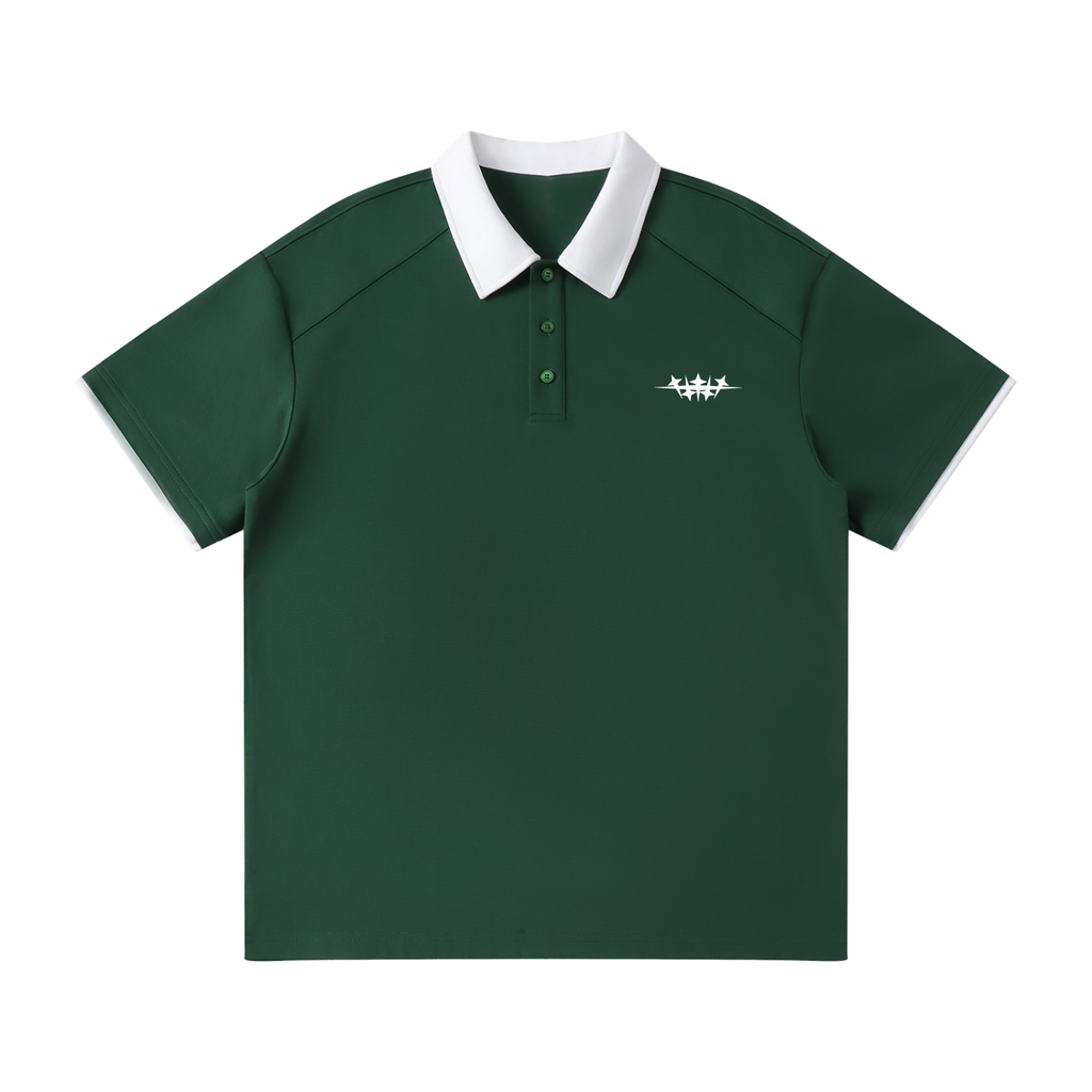 Mulini Contrast Collar Raglan Polo