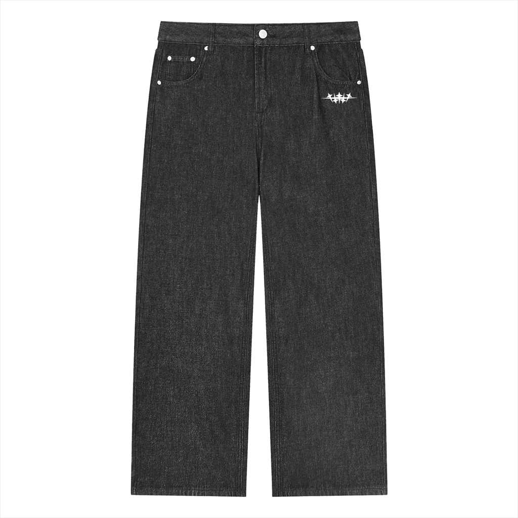 Mulini Vintage Wash Straight Jeans