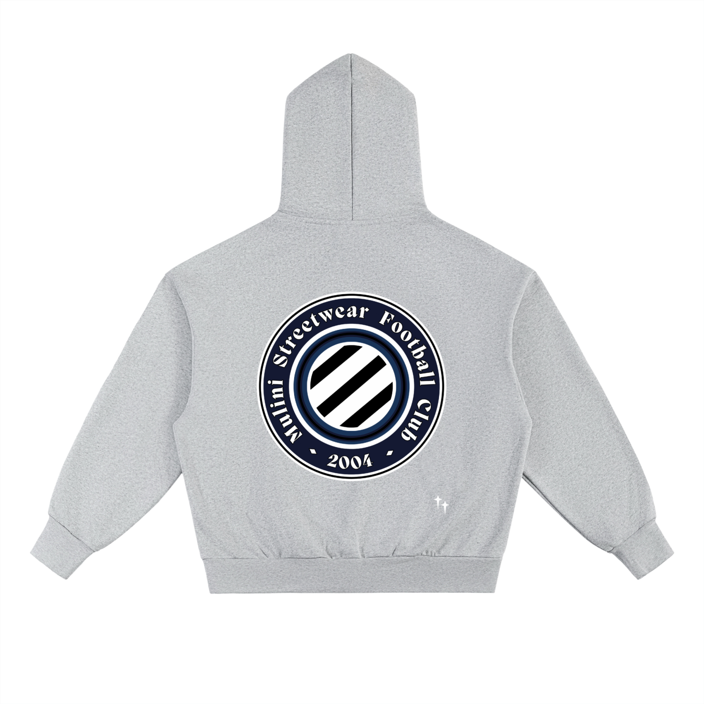 Mulini Streetwear FC Navy Boxy Hoodie