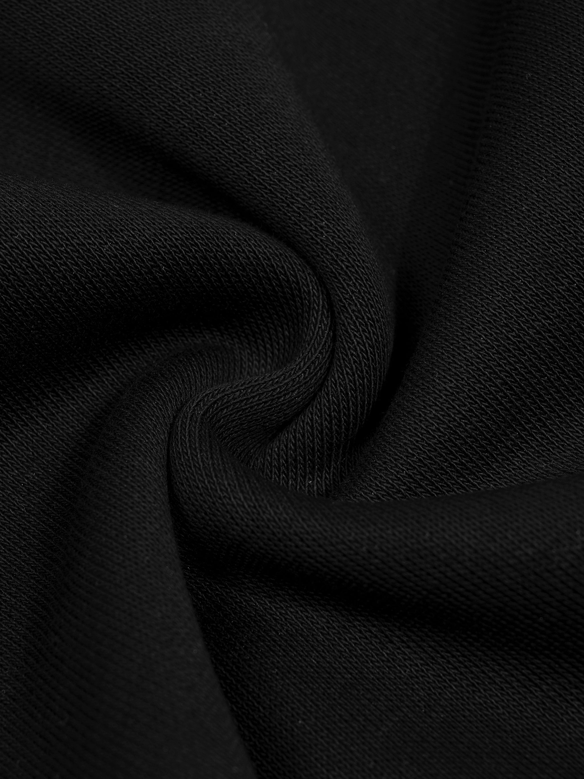Mulini Core Black Plaid Boxy Zip Hoodie